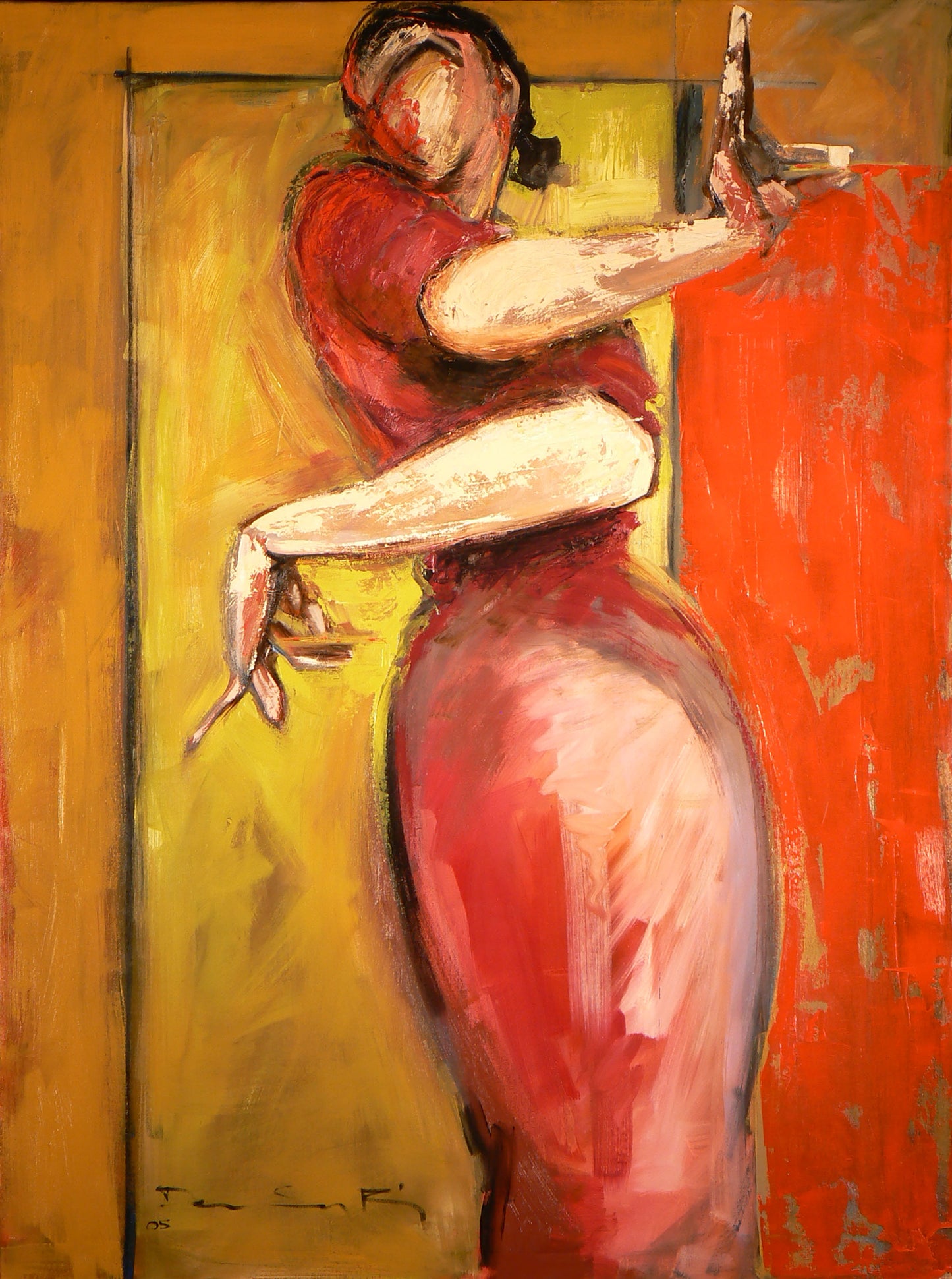 Flamenco ! -Original 30x40 inches