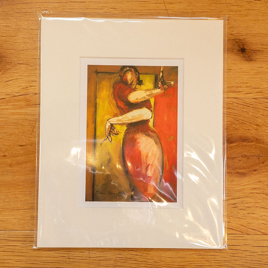 Flamenco ! Acrylic Painting - Small Print