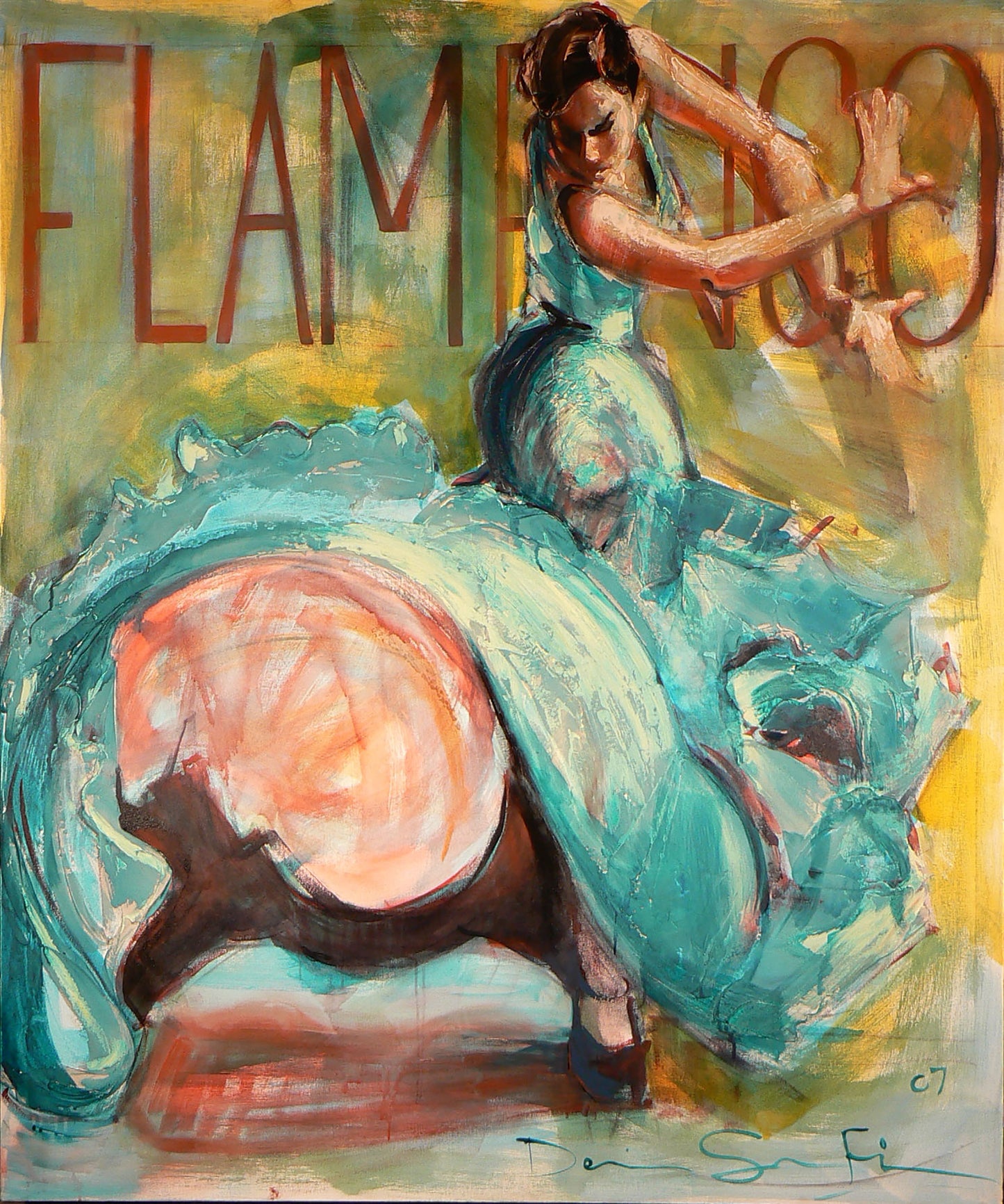 Fandango Nights - Original 60x72 inches