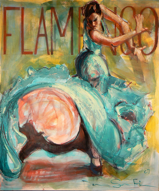 Fandango Nights - Original 60x72 inches