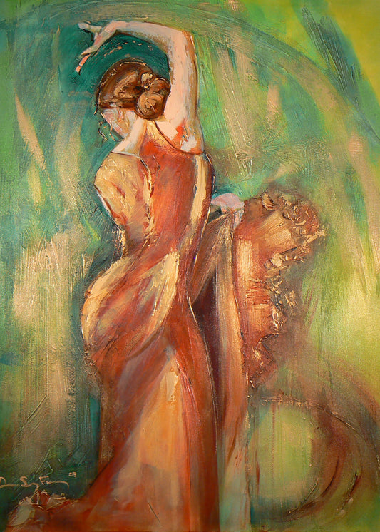 La Danseuse - Original Acrylic Painting