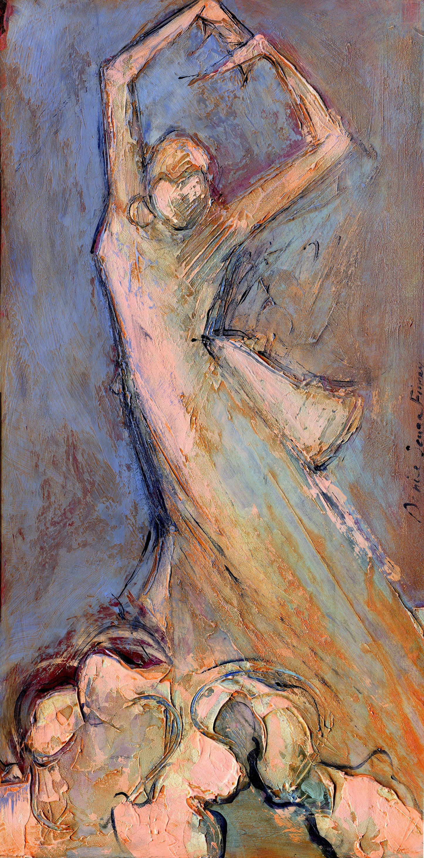 Flamenco Moves - Original Acrylic Painting