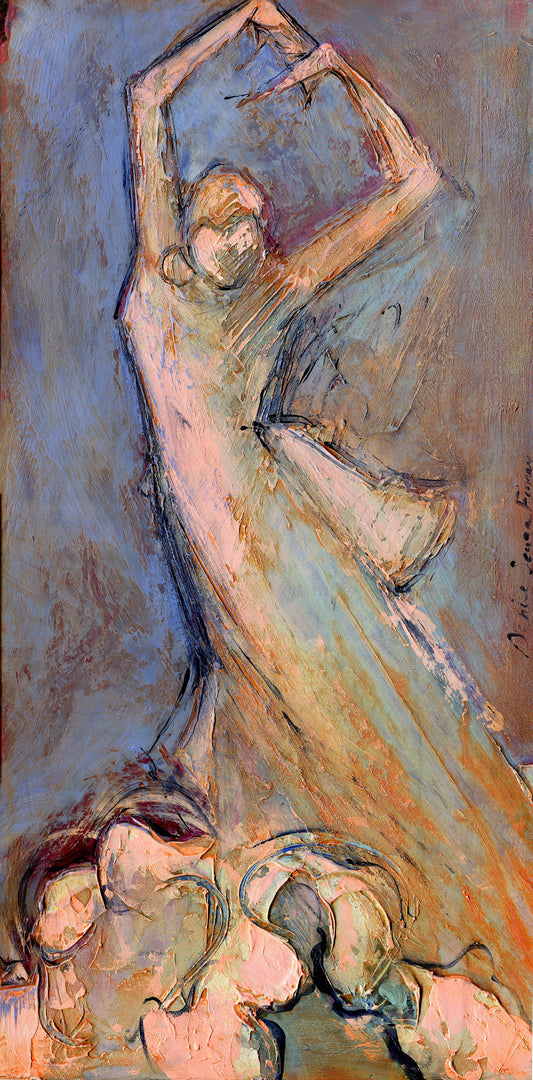 Flamenco Moves - Original Acrylic Painting