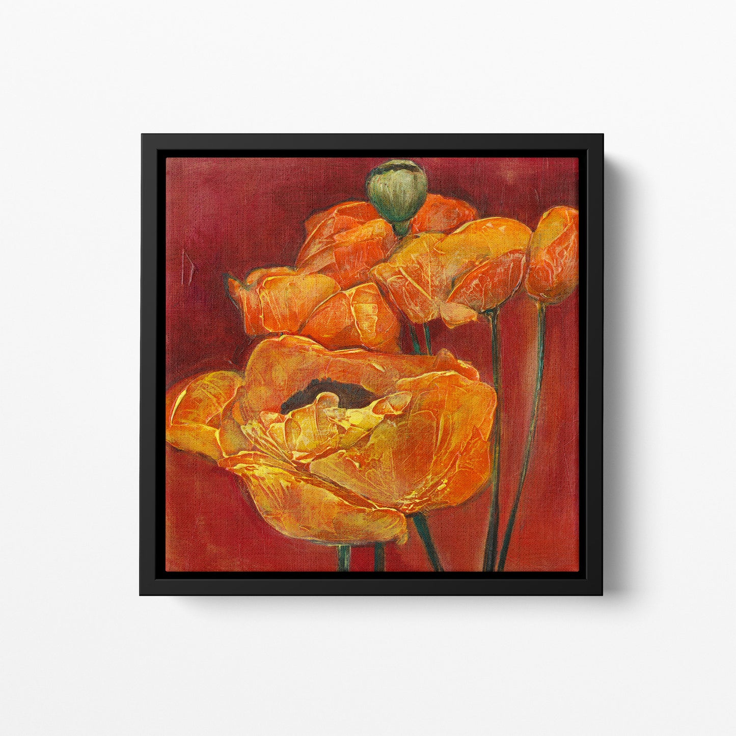 Orange and Red Poppies - Fine Art Print