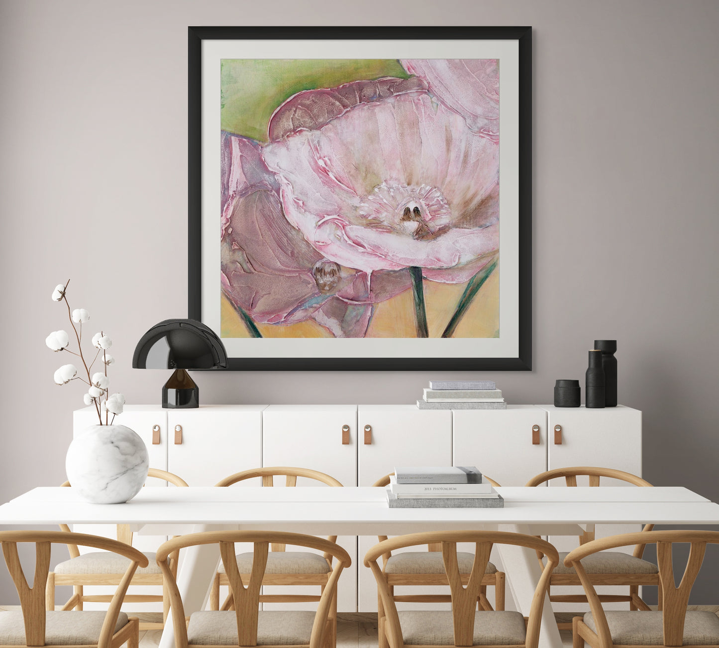 Pink Poppies Up Close - Fine Art Print