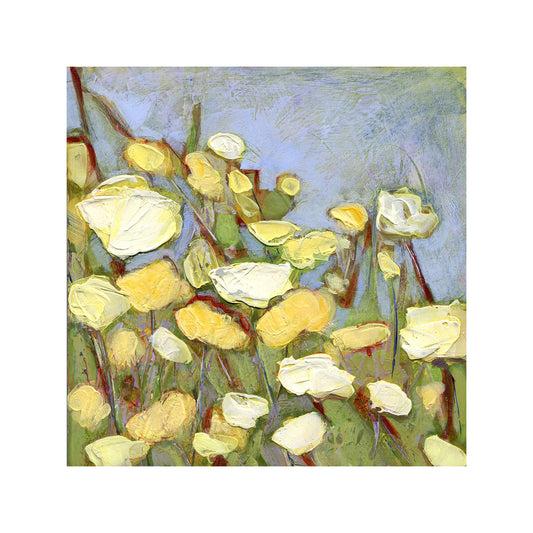 Soft Yellow Poppies - Fine Art Print