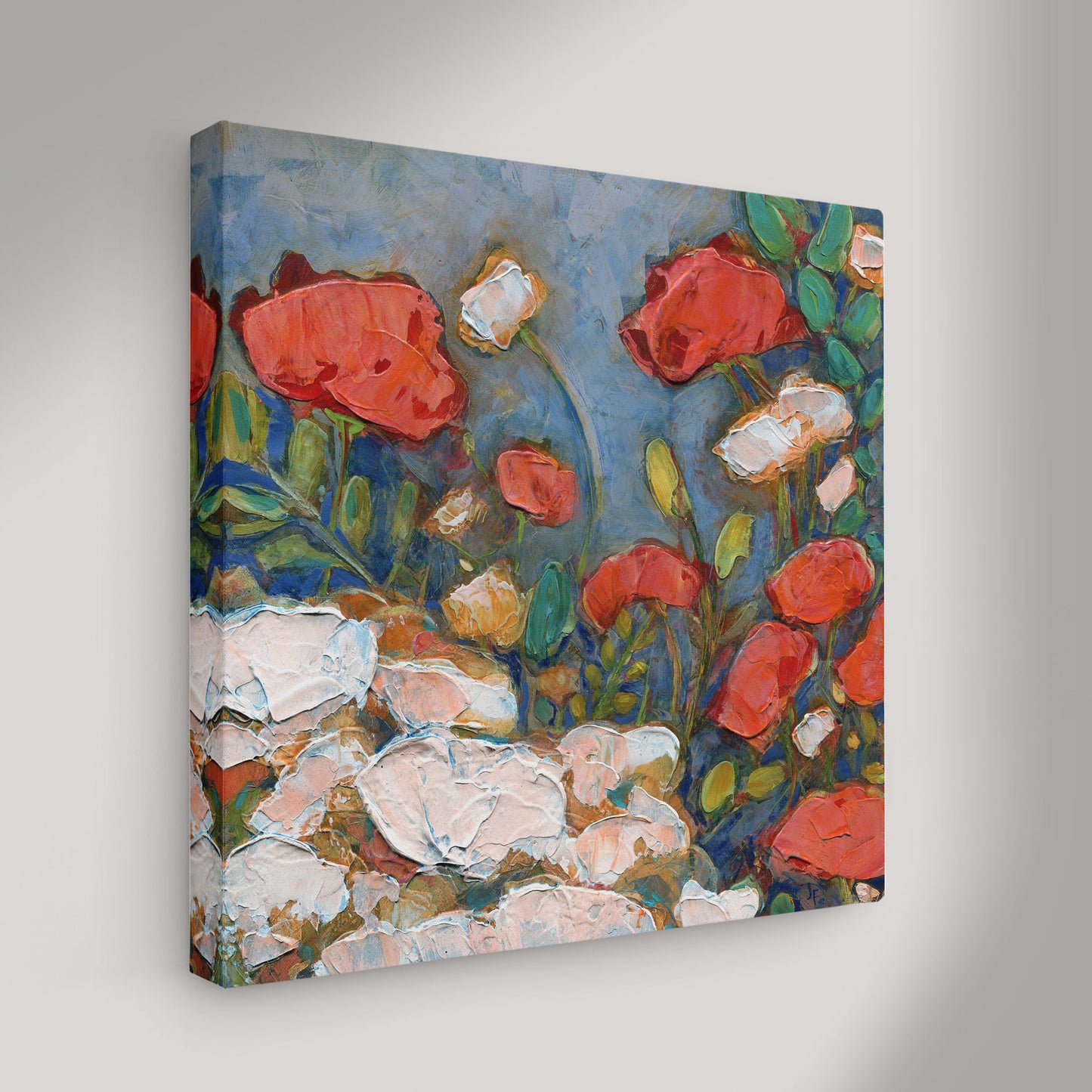 Poppies in a Spring Garden - Fine Art Print