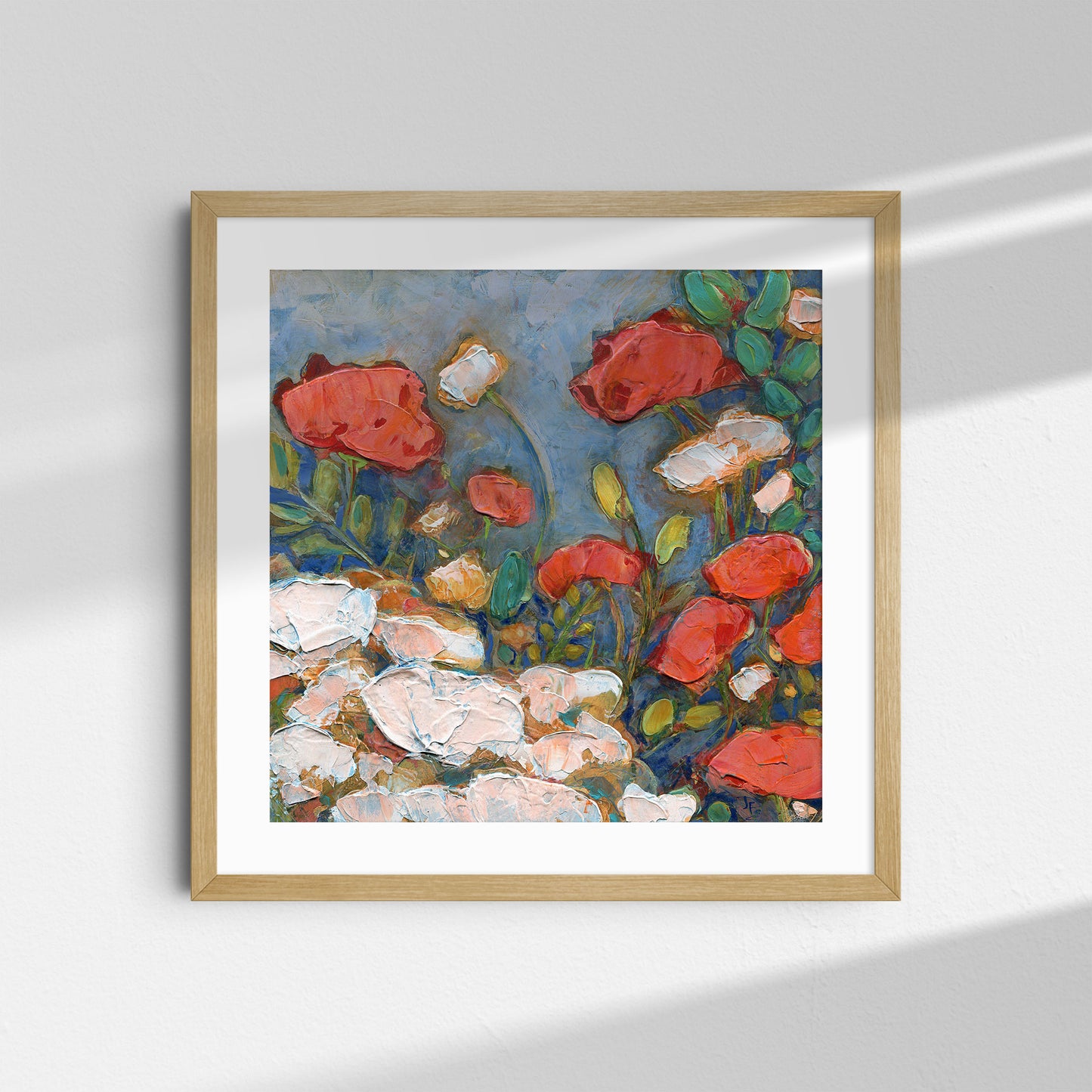 Poppies in a Spring Garden - Fine Art Print