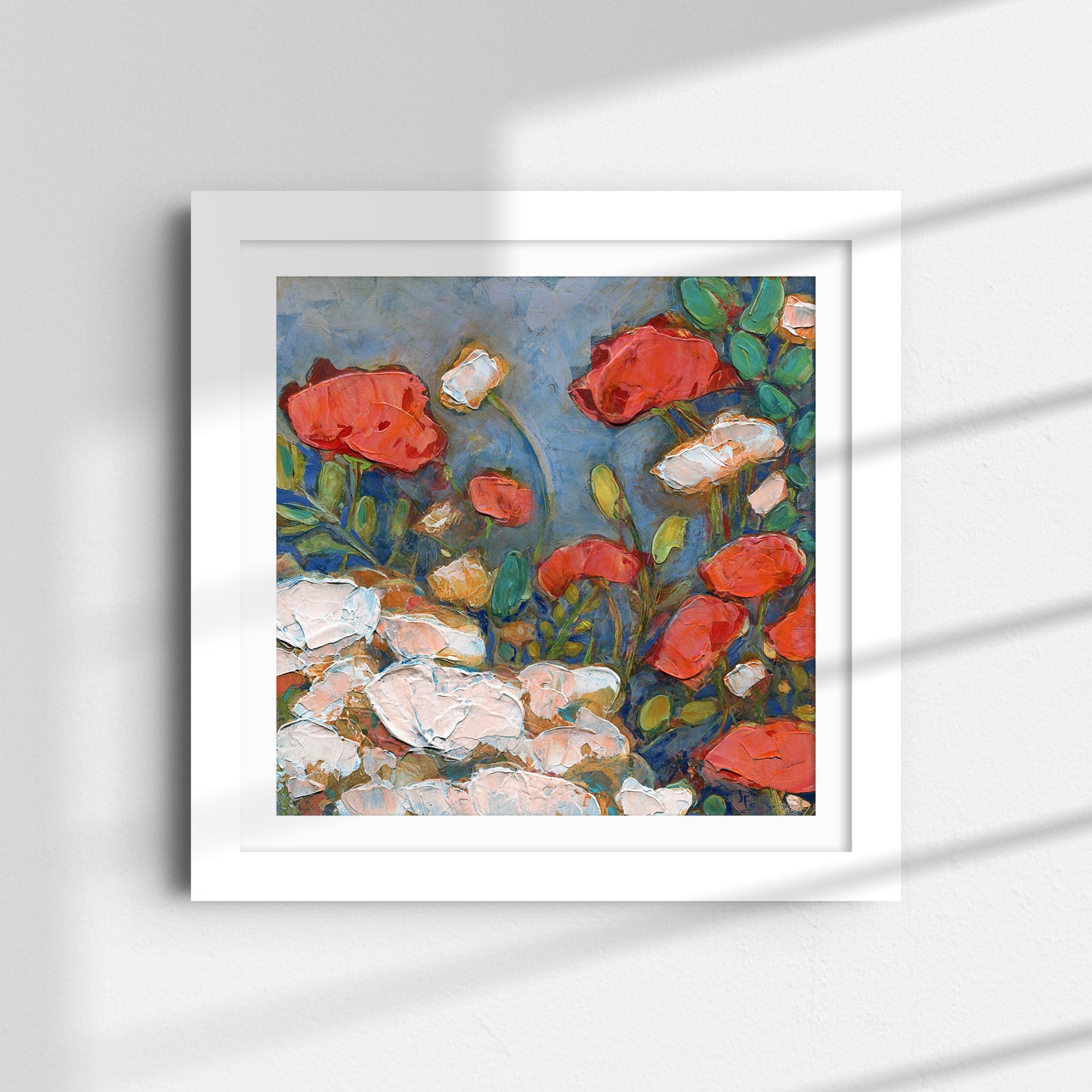 Poppies in a Spring Garden - Fine Art Print