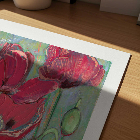 POPPY DREAMS NO. 4 — Limited Edition Fine Art Print on Archival Paper