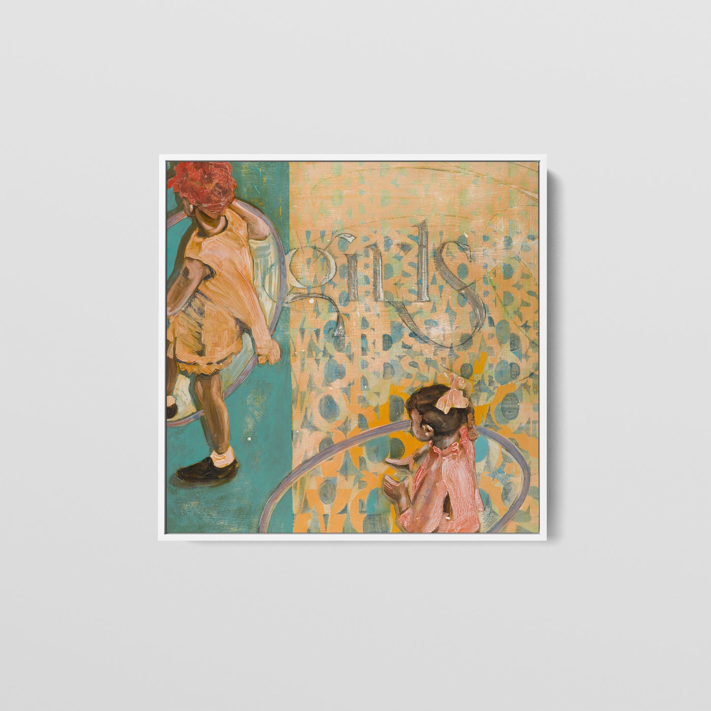 Girls With Words - Fine Art Print