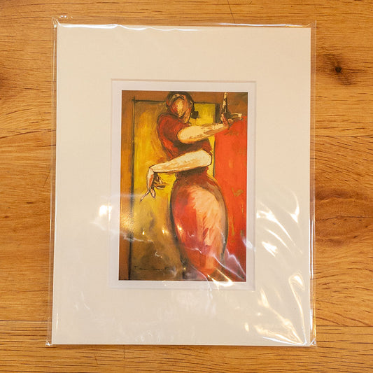 Flamenco ! Acrylic Painting - Small Print