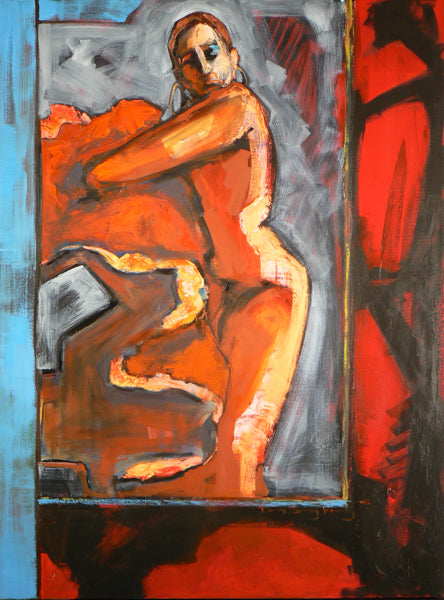 Orange Flamenco - Original 30x40 inches