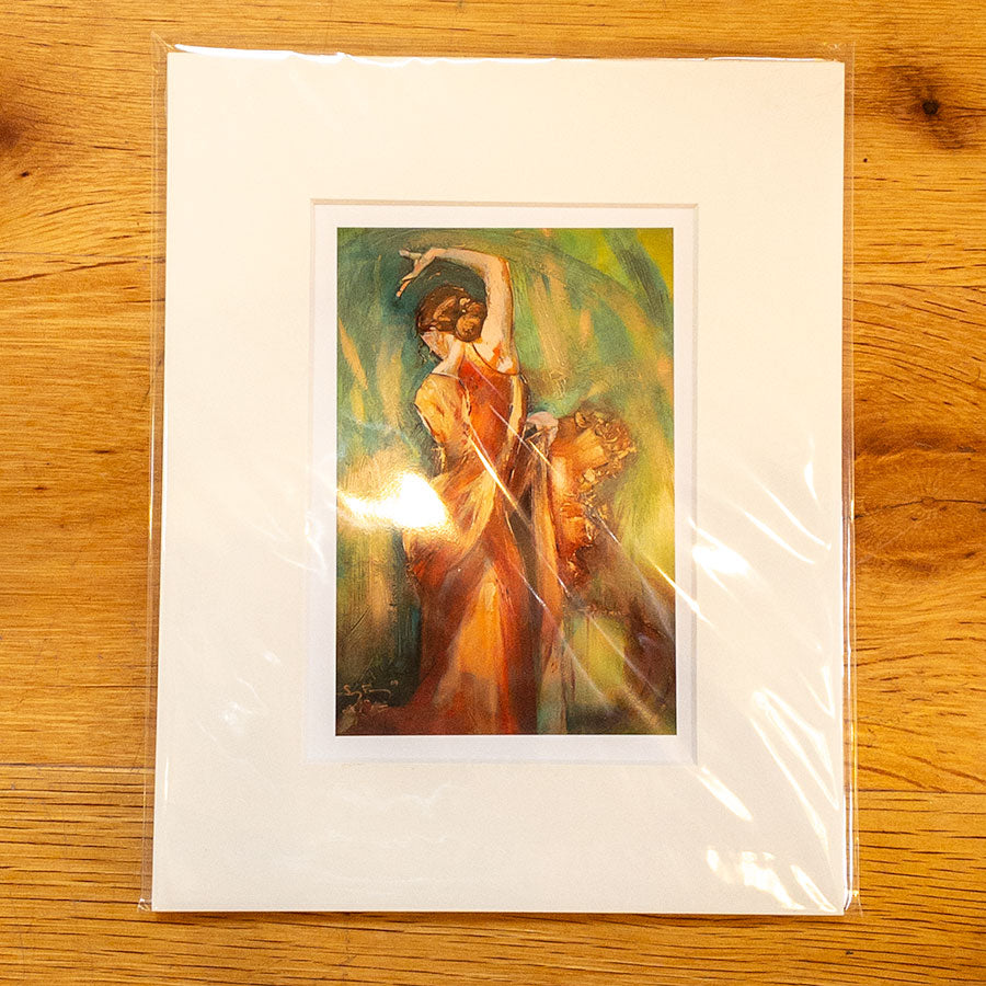 La Danseuse Acrylic Painting - 5x7 inch Print