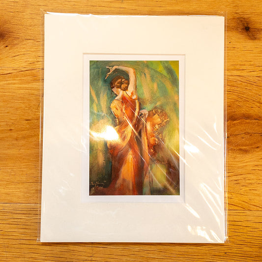 La Danseuse Acrylic Painting - 5x7 inch Print