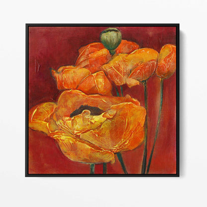 Orange and Red Poppies - Fine Art Print