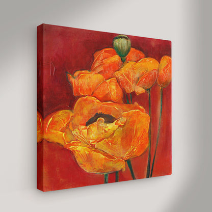 Orange and Red Poppies - Fine Art Print
