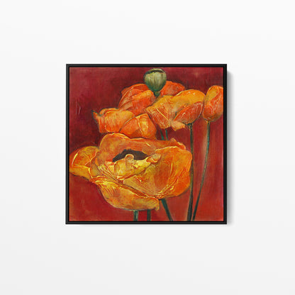Orange and Red Poppies - Fine Art Print