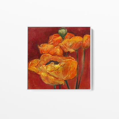 Orange and Red Poppies - Fine Art Print