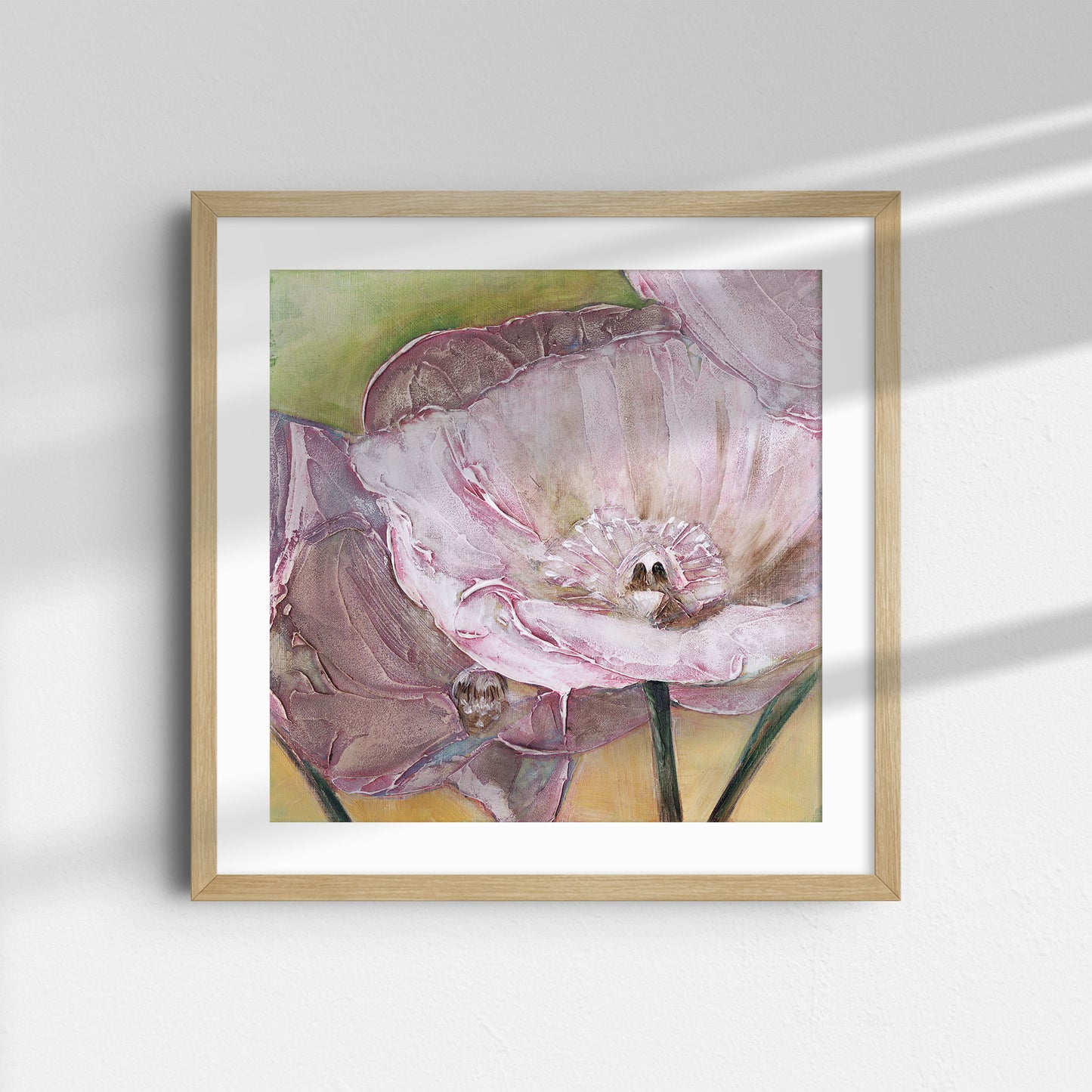 Pink Poppies Up Close -  Fine Art Print