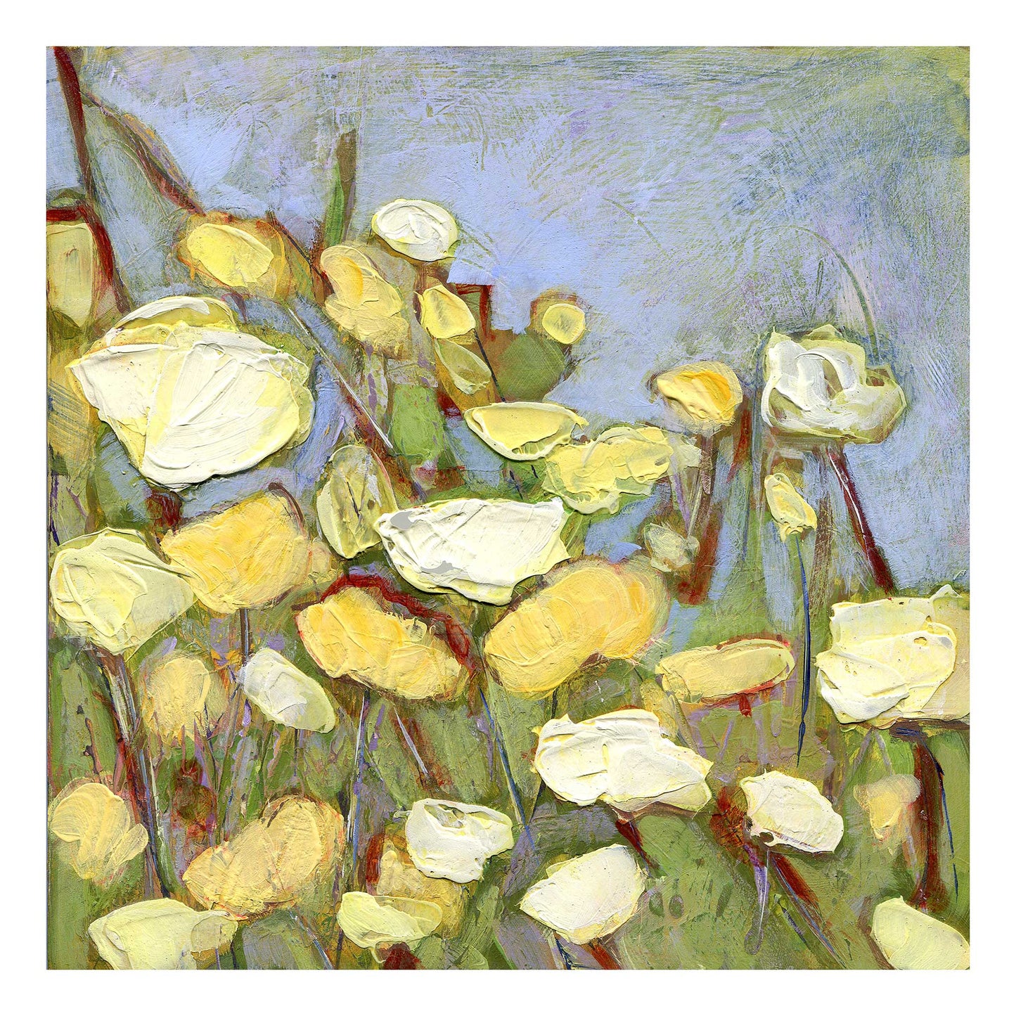 Soft Yellow Poppies - Fine Art Print