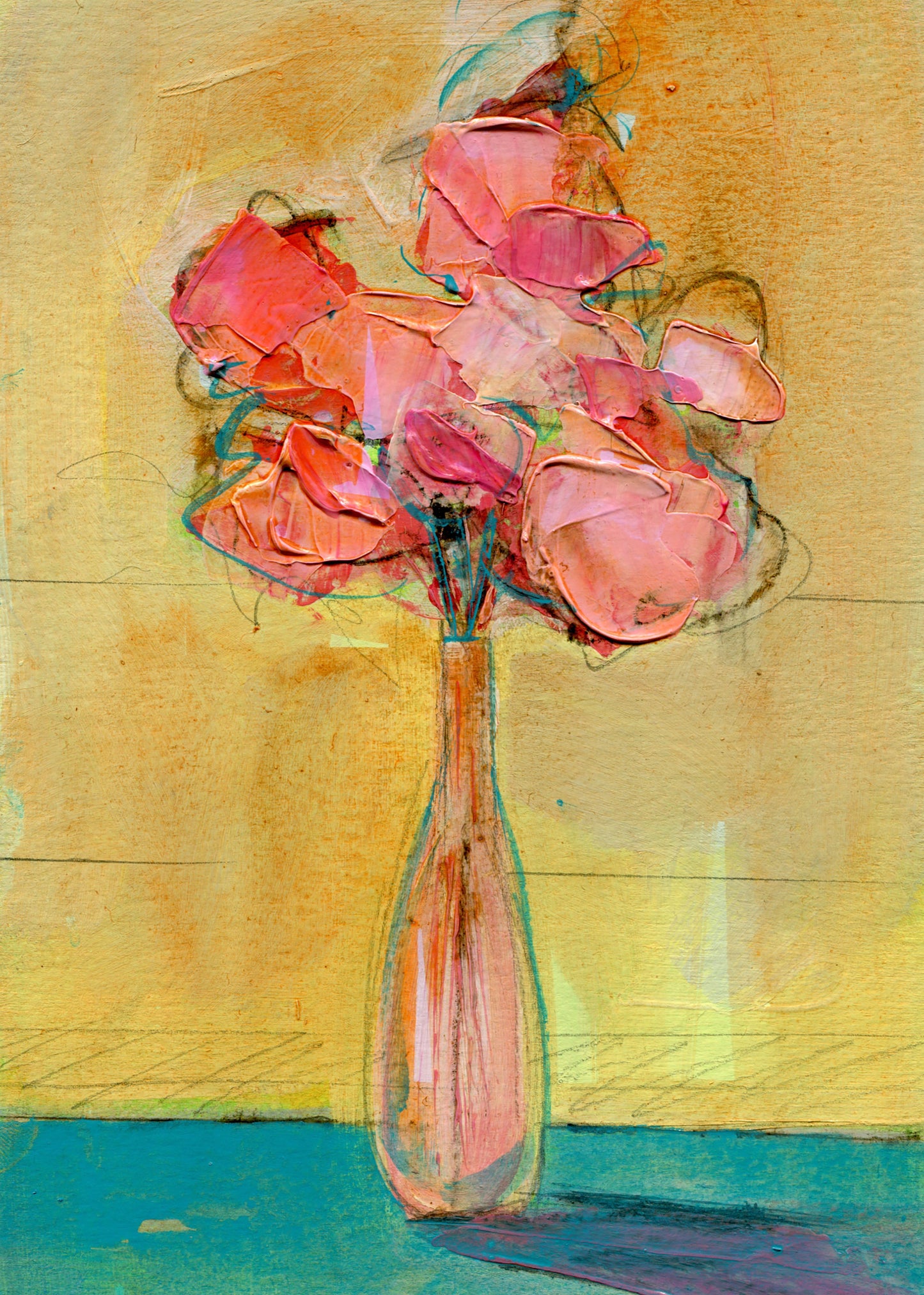 A Breath Of Summer Poppy Print - 5x7 inch