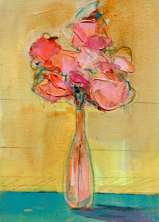 A Breath Of Summer Poppy Print - 5x7 inch