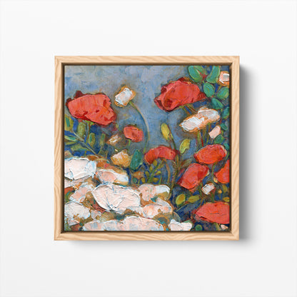 Poppies in a Spring Garden - Fine Art Print