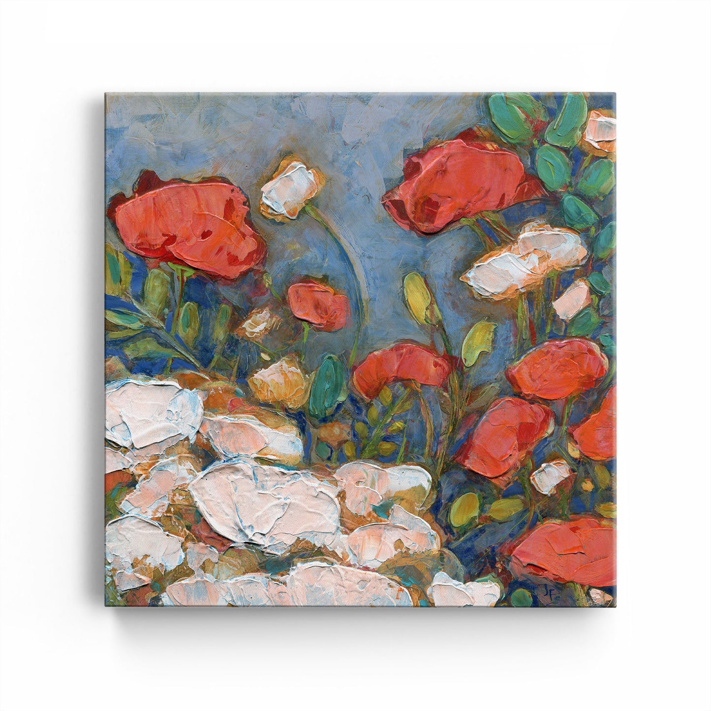 Poppies in a Spring Garden - Fine Art Print