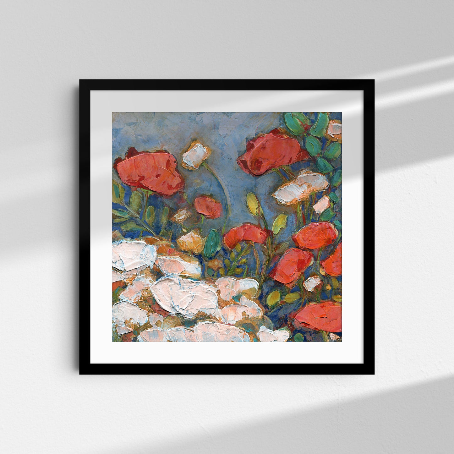 Poppies in a Spring Garden - Fine Art Print