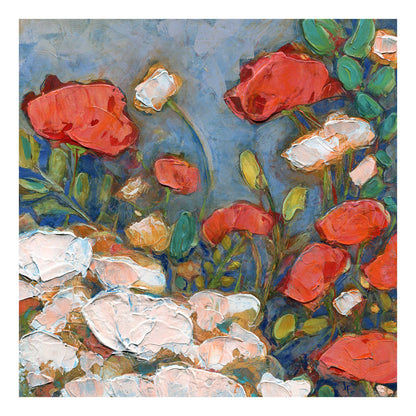 Poppies in a Spring Garden - Fine Art Print