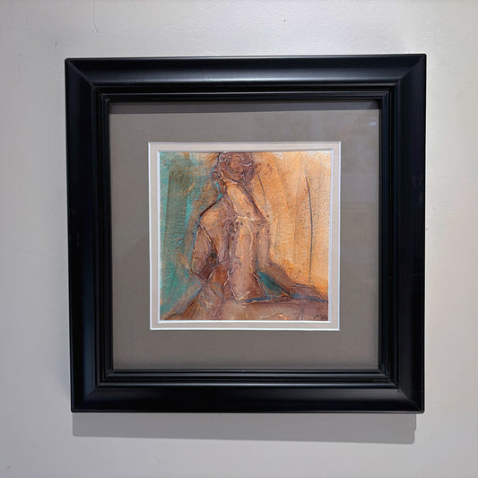 Series II, Sitting Figure III - Original Acrylic Painting