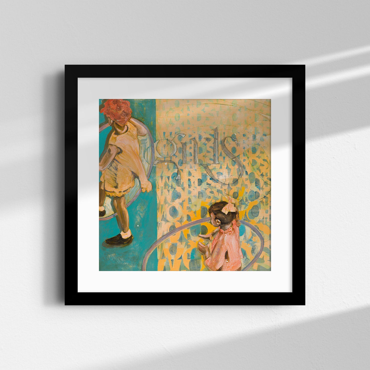 Girls With Words - Fine Art Print