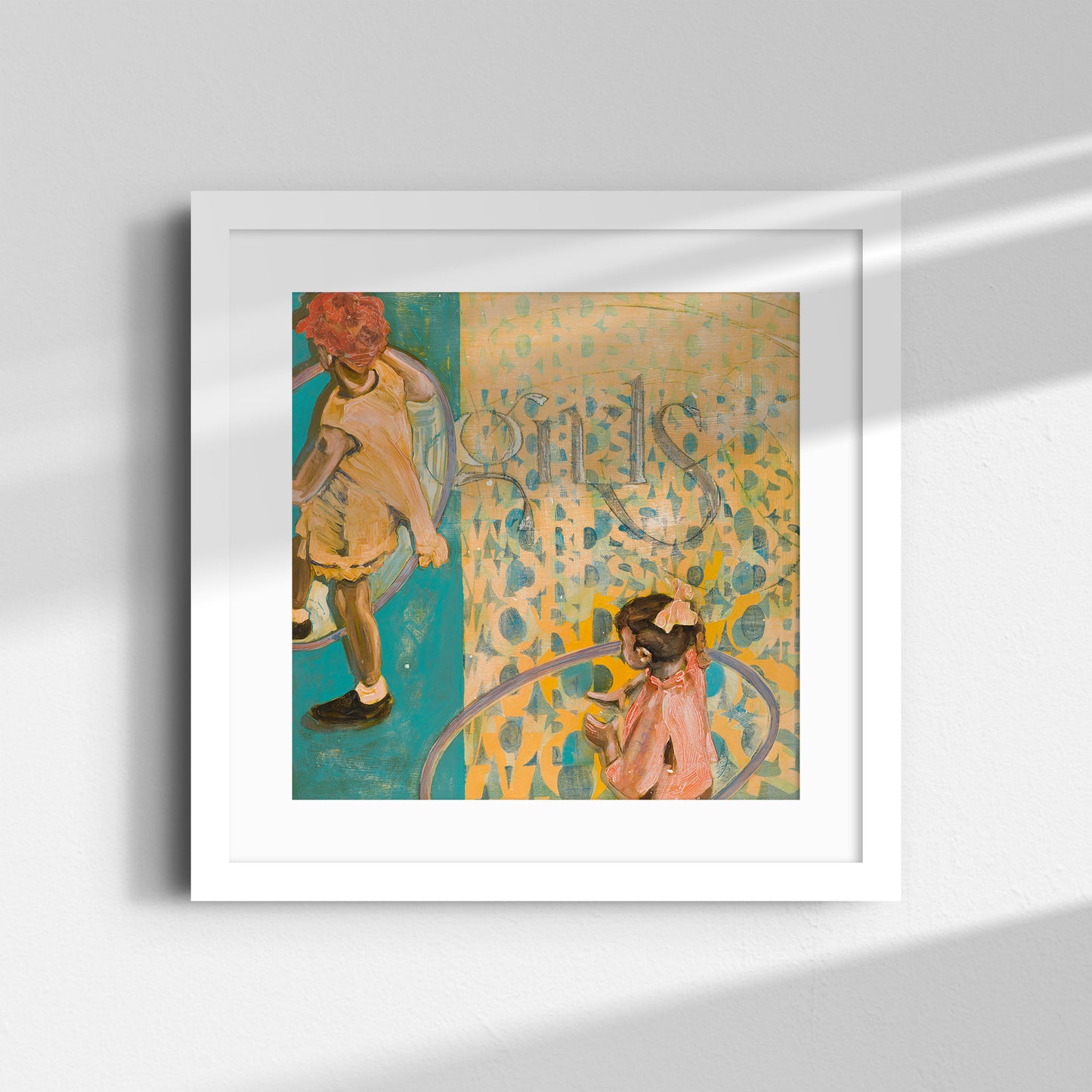 Girls With Words - Fine Art Print