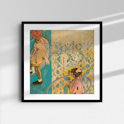 Girls With Words - Fine Art Print