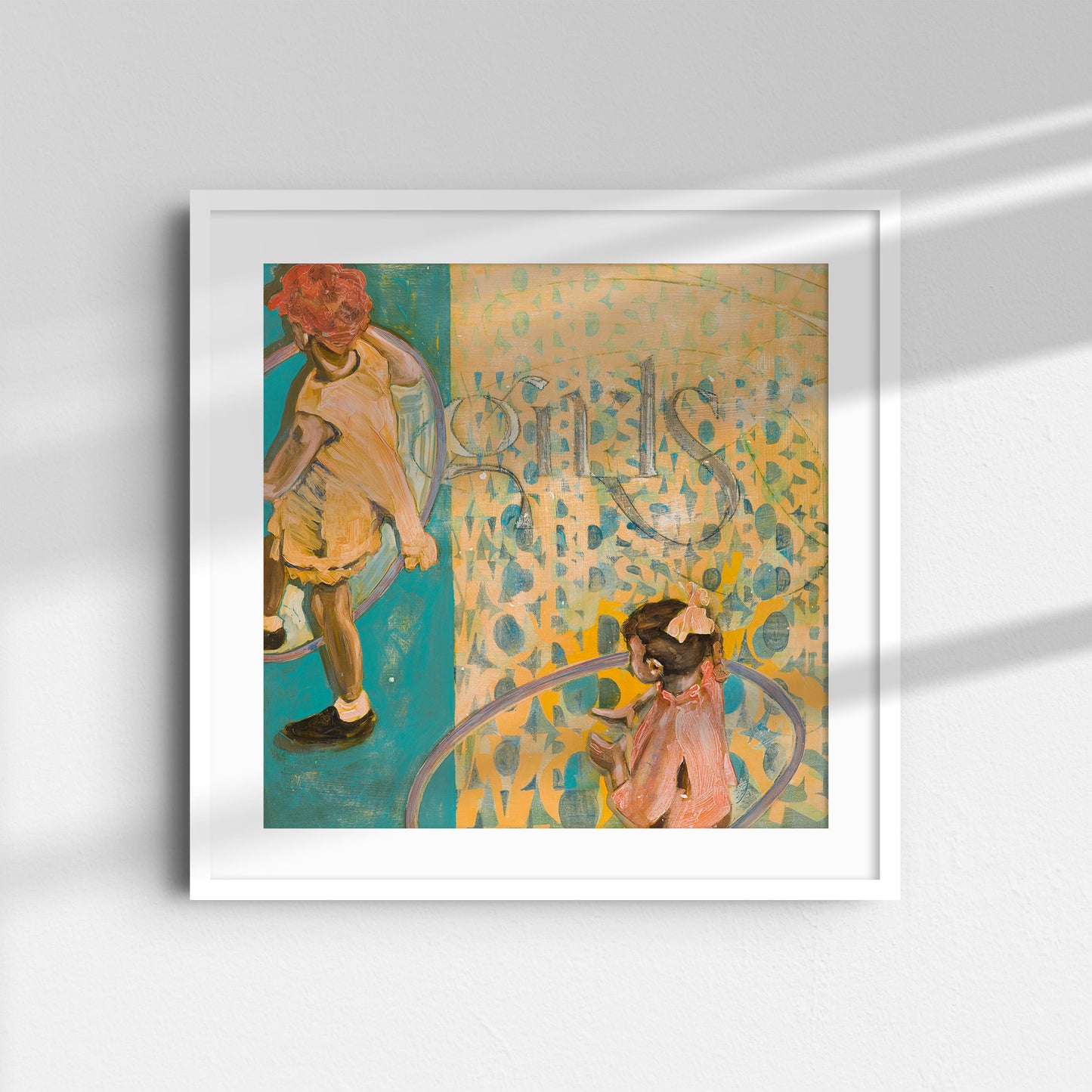 Girls With Words - Fine Art Print