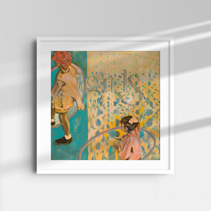 Girls With Words - Fine Art Print